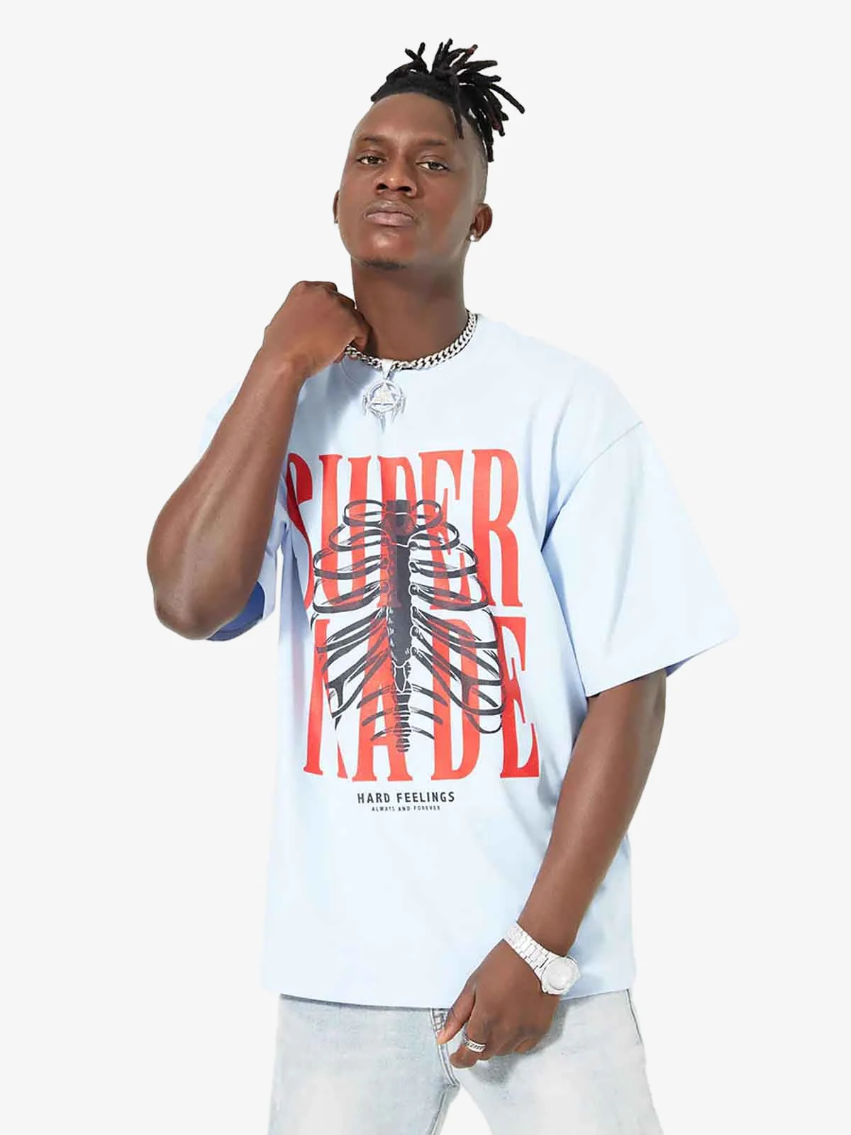 Thesupermade Skull Printed Logo Design T Shirt -1159 - Image 12