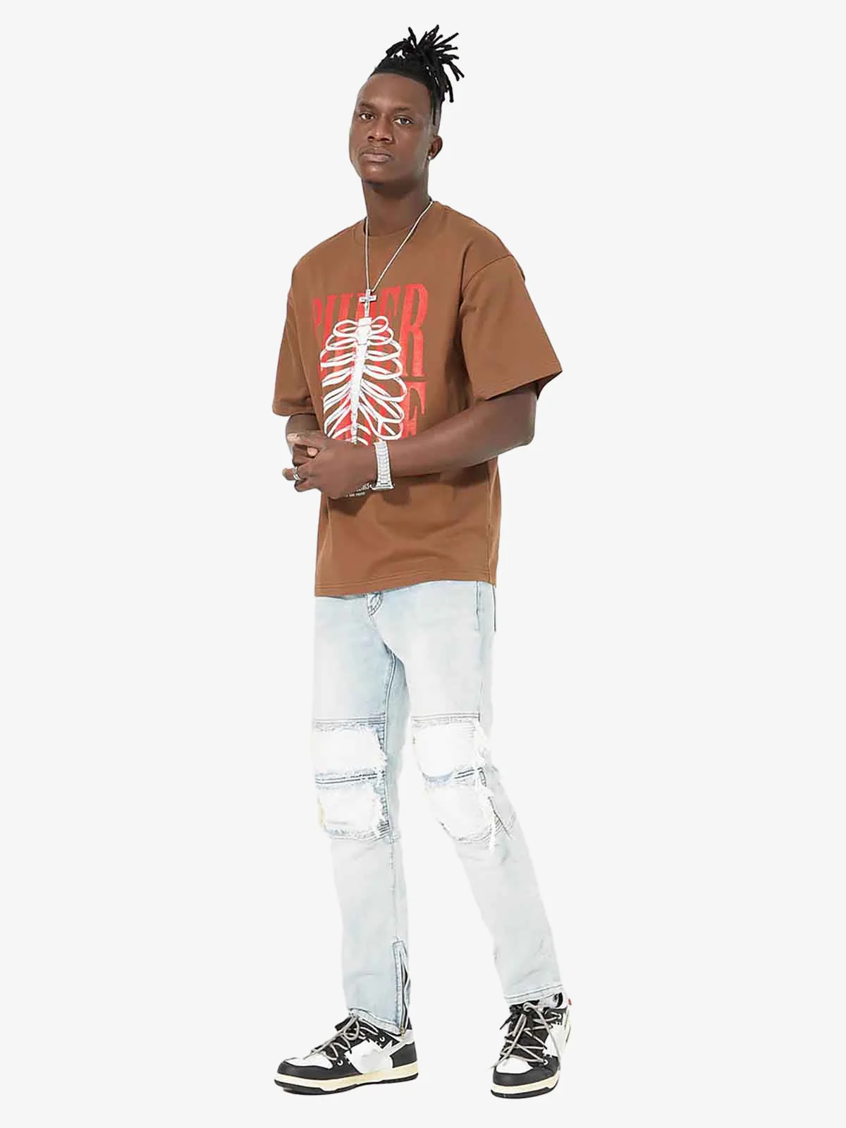 Thesupermade Skull Printed Logo Design T Shirt -1159 - Image 6