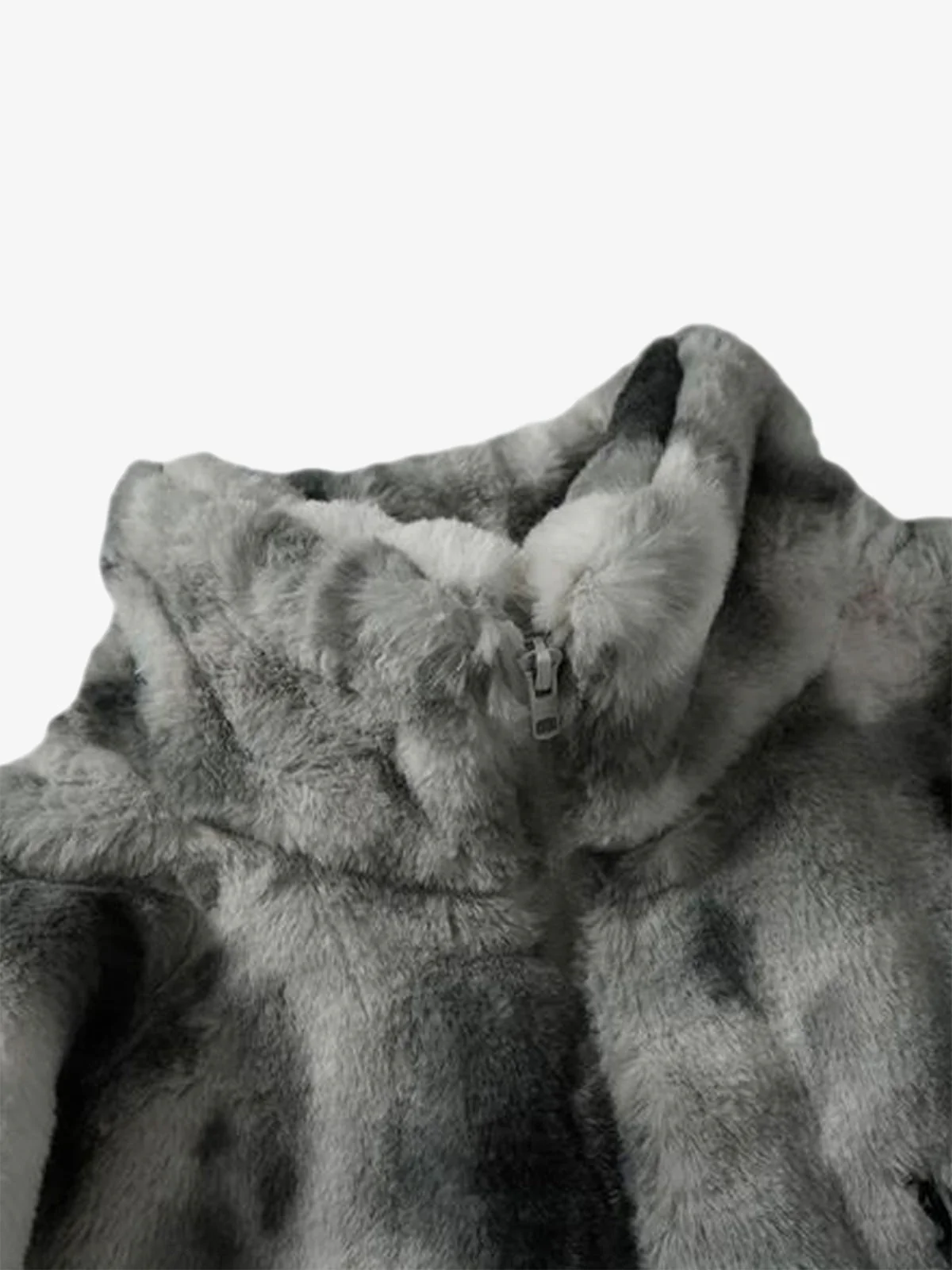 Heavy-Duty Faux Lambswool Tie-Dye Urban Jacket - 1558 - Image 18