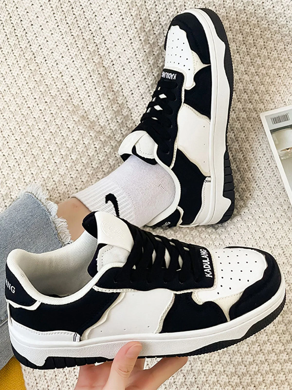 Thesupermade High Street Black And White Board Casual Shoes -1554 - Image 9