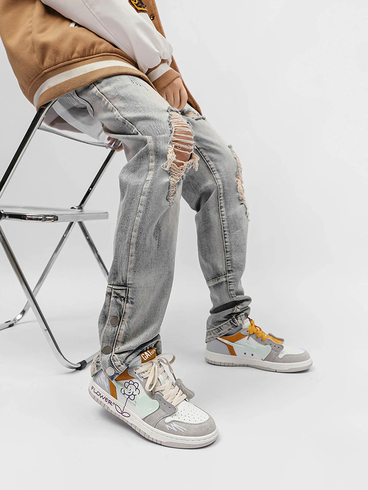 Sunflower Hip-Hop Skate Shoes - 2205 - Image 4