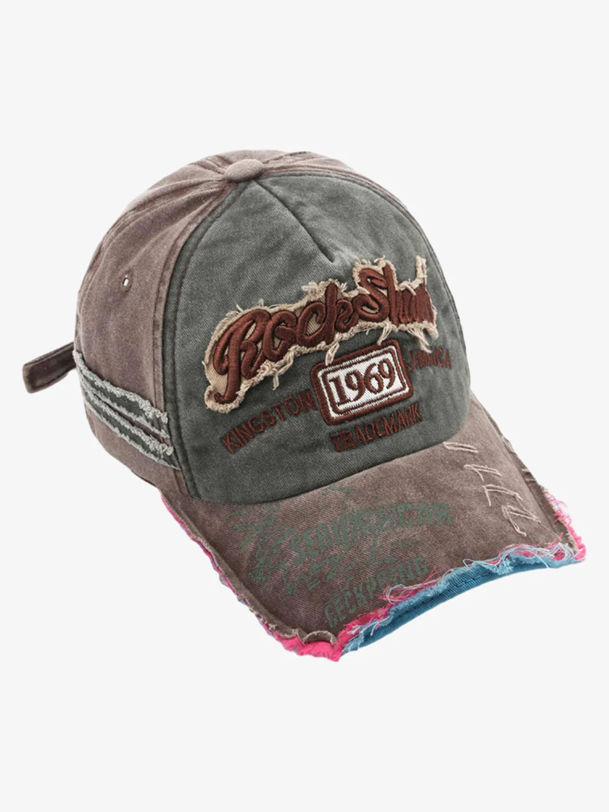 Thesupermade Retro Letter Denim Cap - 2136 - Image 12