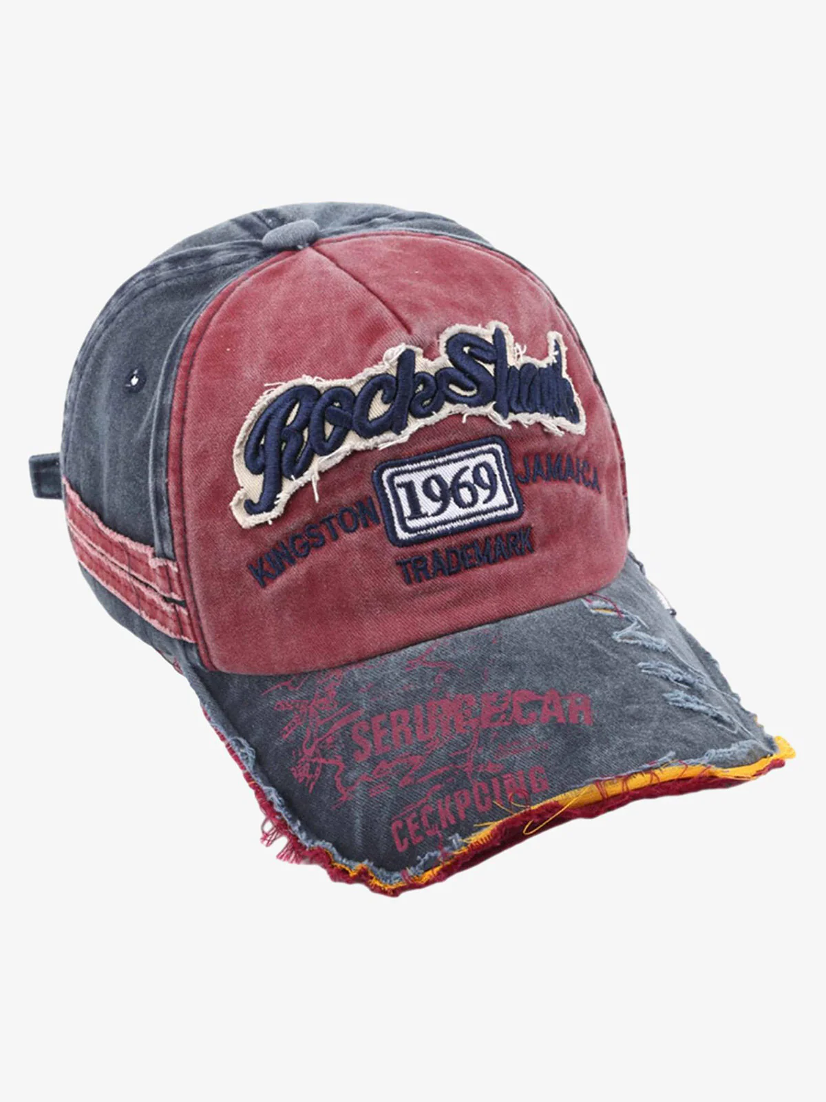 Thesupermade Retro Letter Denim Cap - 2136 - Image 5