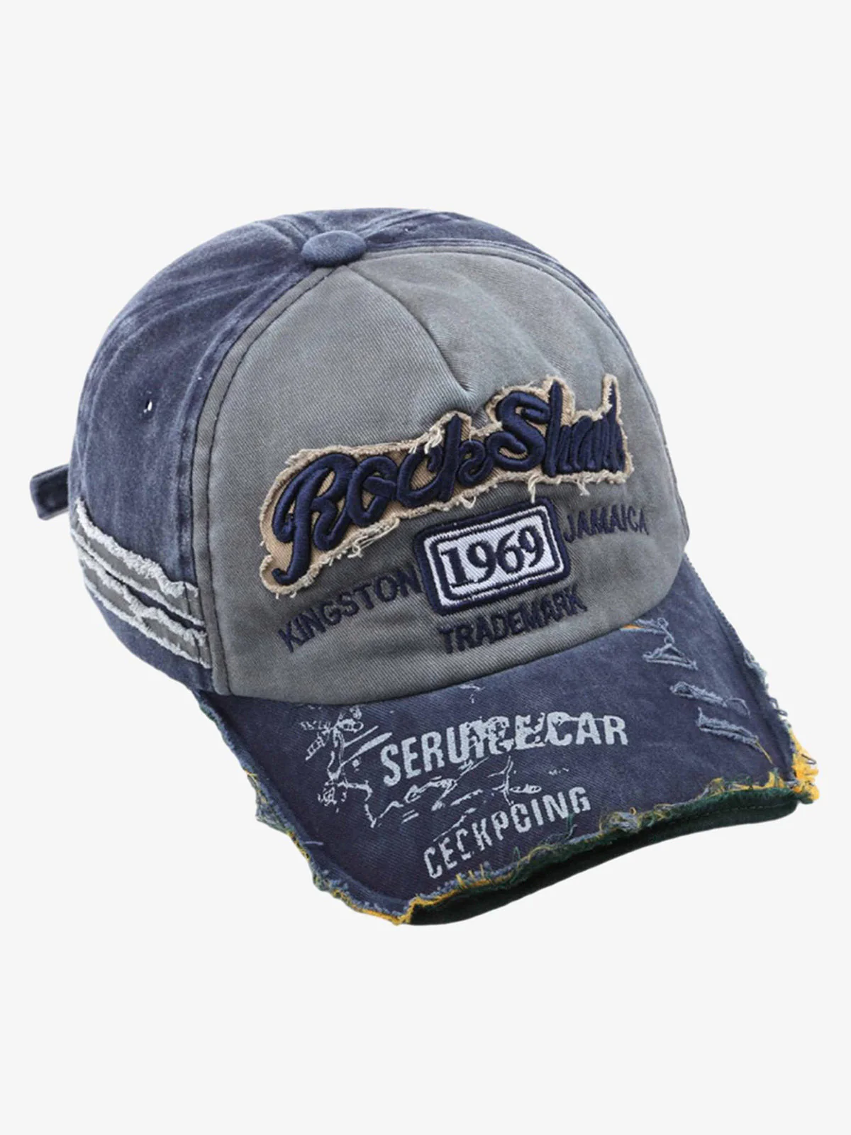 Thesupermade Retro Letter Denim Cap - 2136 - Image 7
