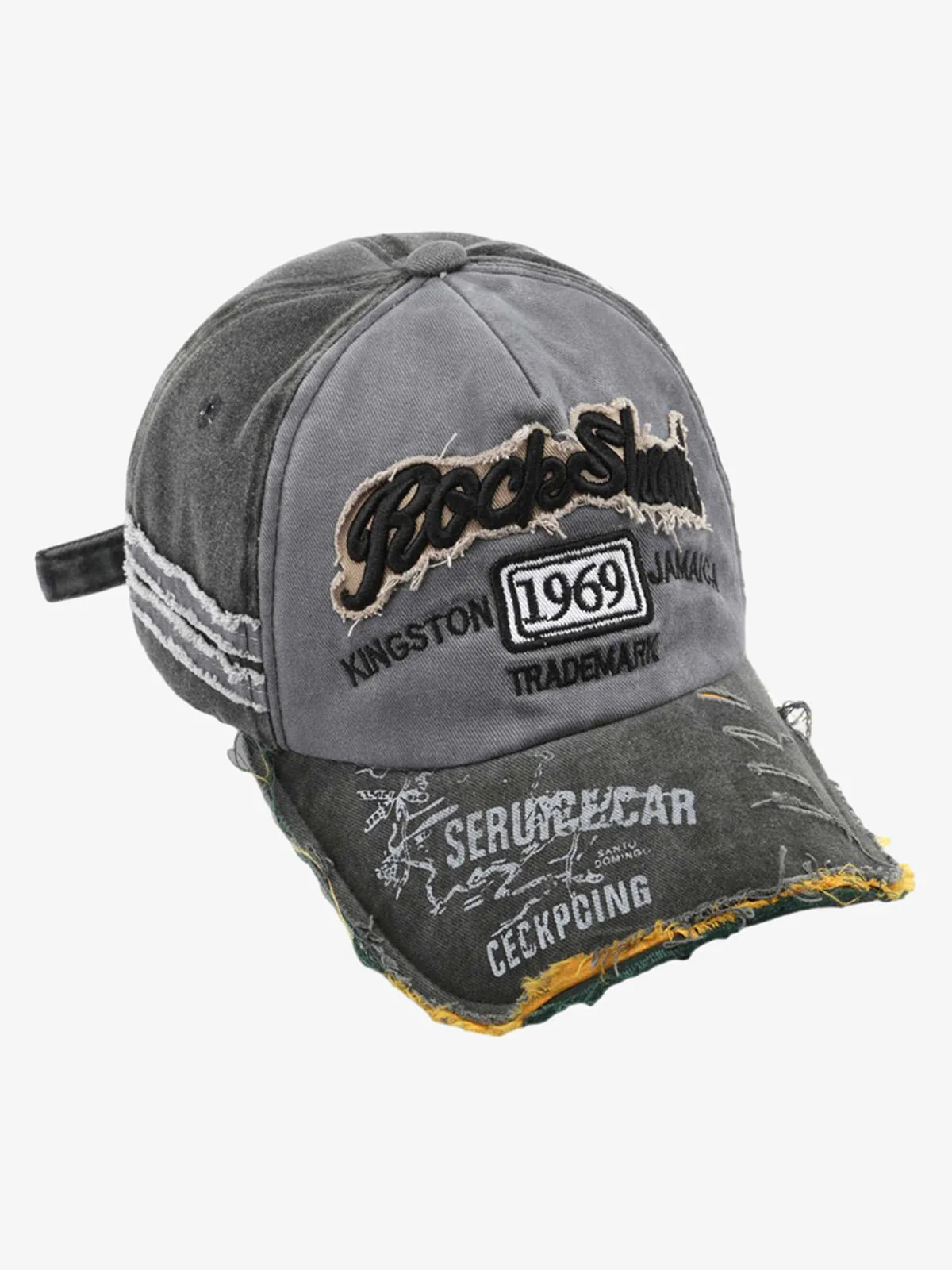 Thesupermade Retro Letter Denim Cap - 2136 - Image 8