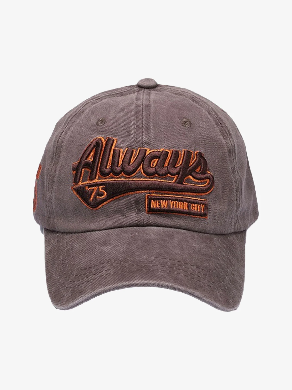 Thesupermade Vintage Embroidered Denim Washed Baseball Cap - Image 8