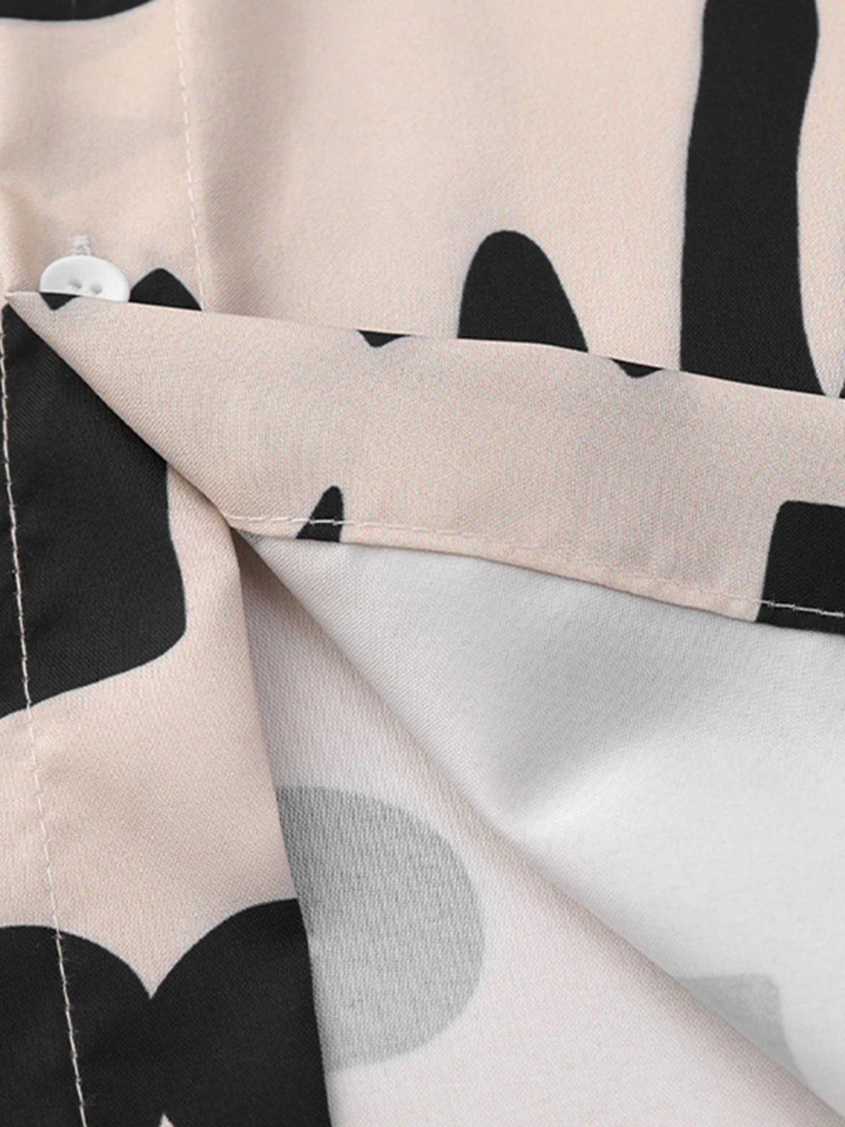 Thesupermade Vintage Full Print Lapel Short Sleeve Shirt - Image 4