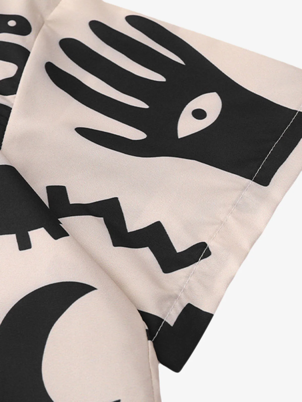 Thesupermade Vintage Full Print Lapel Short Sleeve Shirt - Image 6