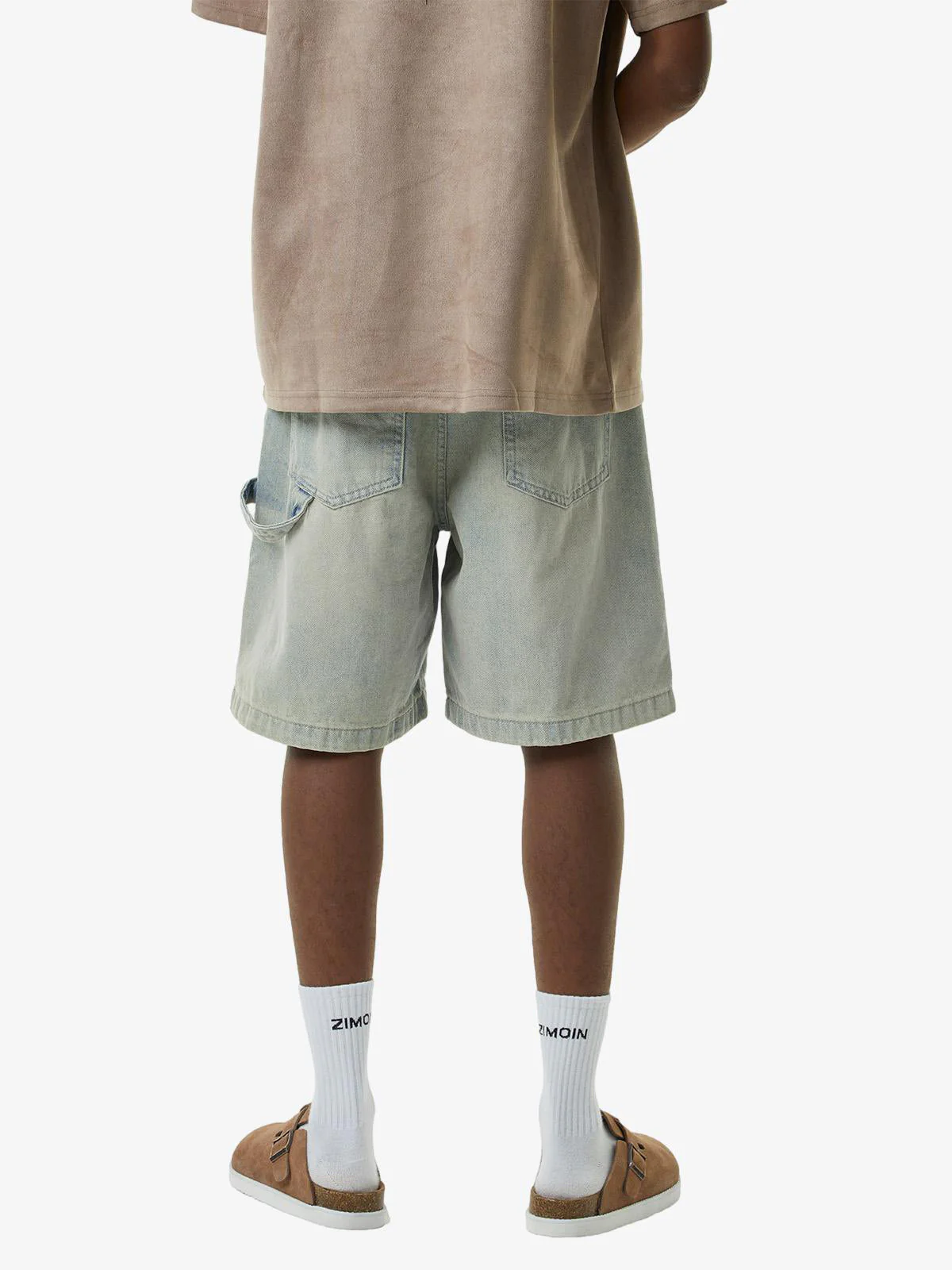 Thesupermade Retro Washed Hip-Hop Shorts - Image 5