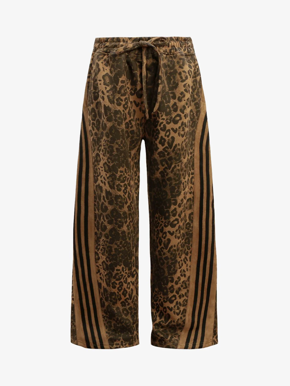 French Terry Cheetah Print Suede Tracksuit - 2277 - Image 12