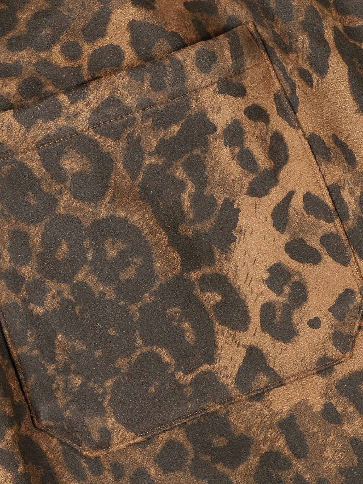 French Terry Cheetah Print Suede Tracksuit - 2277 - Image 18