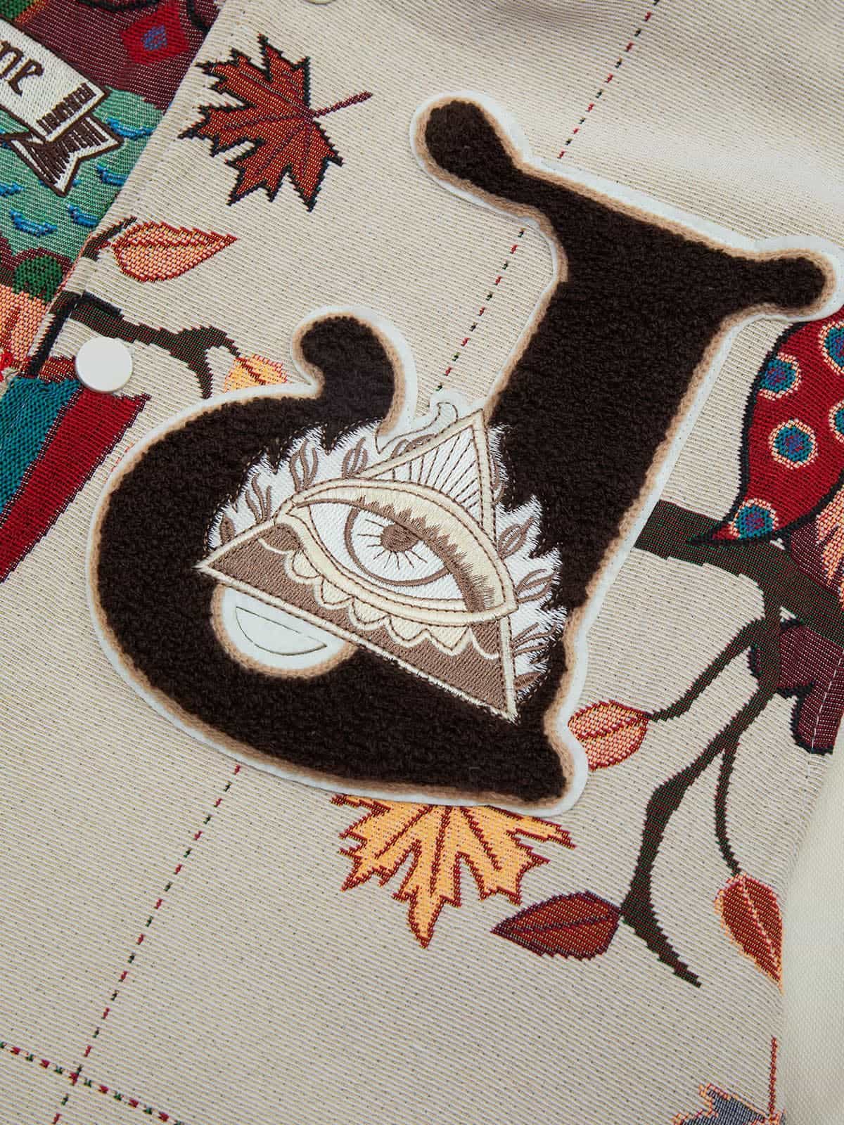 Thesupermade Owl Patch Embroidered Baseball Jersey - 2472 - Image 16