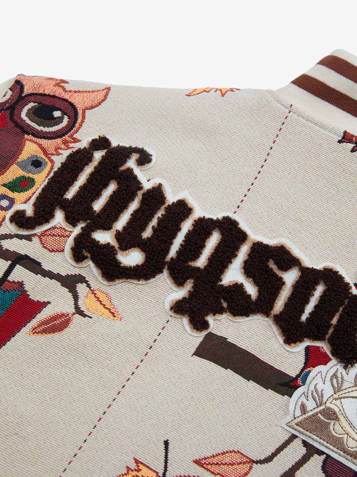 Thesupermade Owl Patch Embroidered Baseball Jersey - 2472 - Image 21