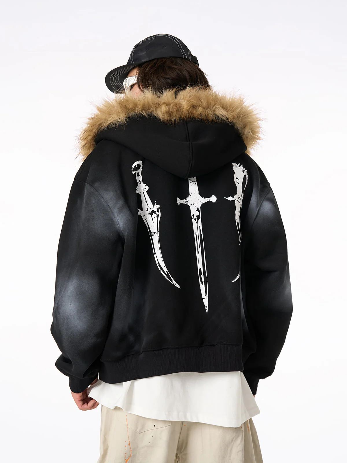 Supermade × Mortemartt Graphic Hooded Jacket- 2279 - Image 7