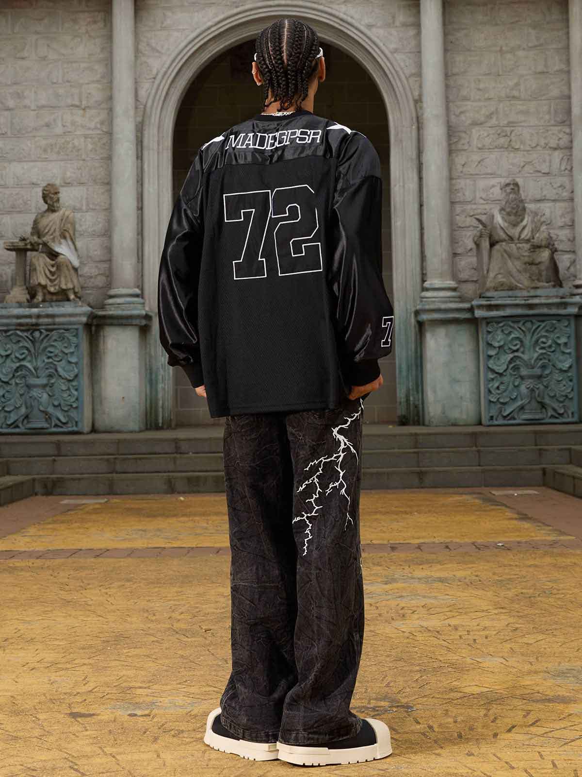 Thesupermade High Street Hip-hop Distressed Washed Jeans - 2185 - Image 11