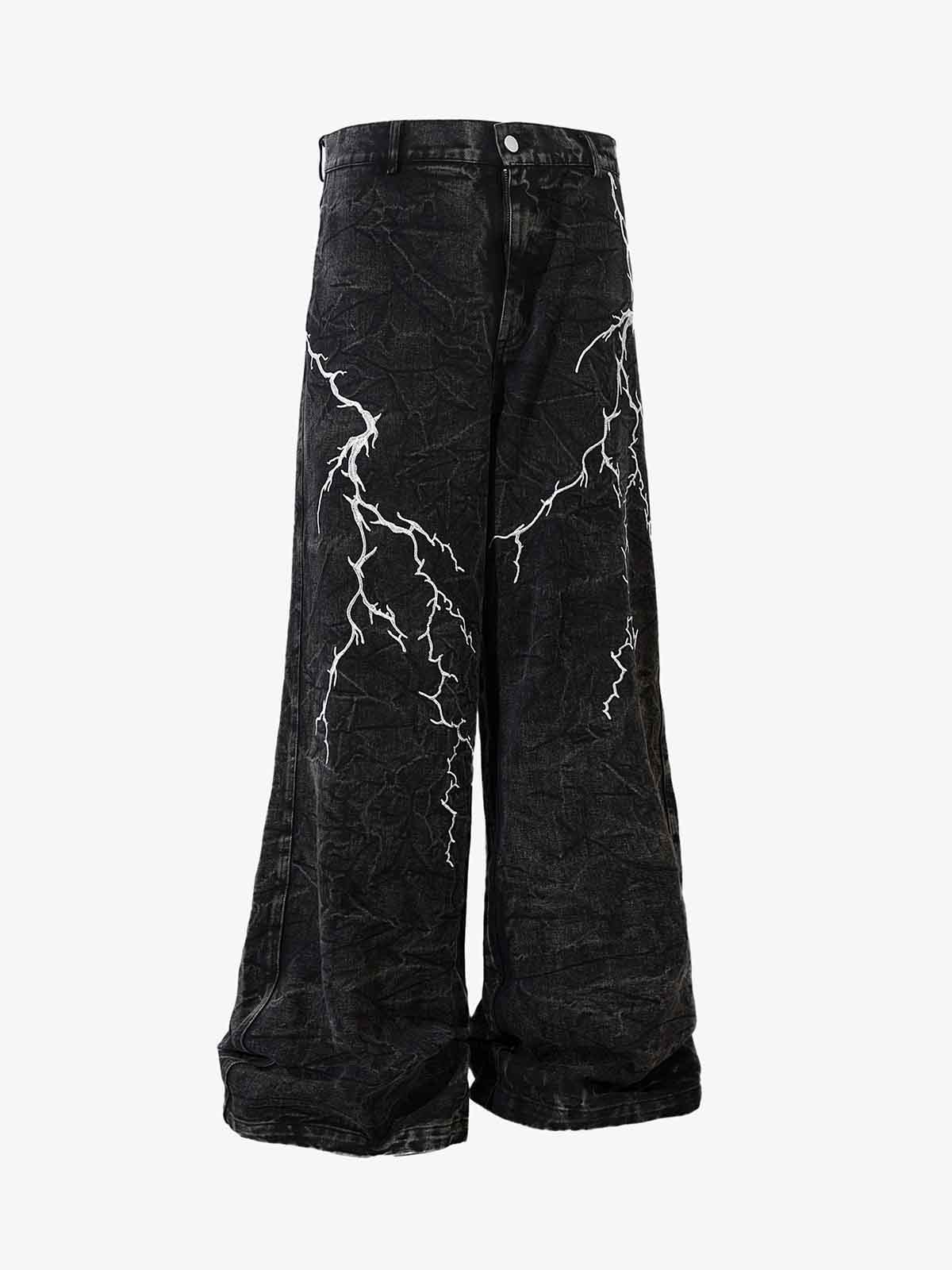 Thesupermade High Street Hip-hop Distressed Washed Jeans - 2185 - Image 13