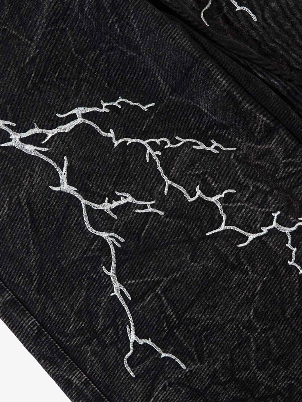 Thesupermade High Street Hip-hop Distressed Washed Jeans - 2185 - Image 5