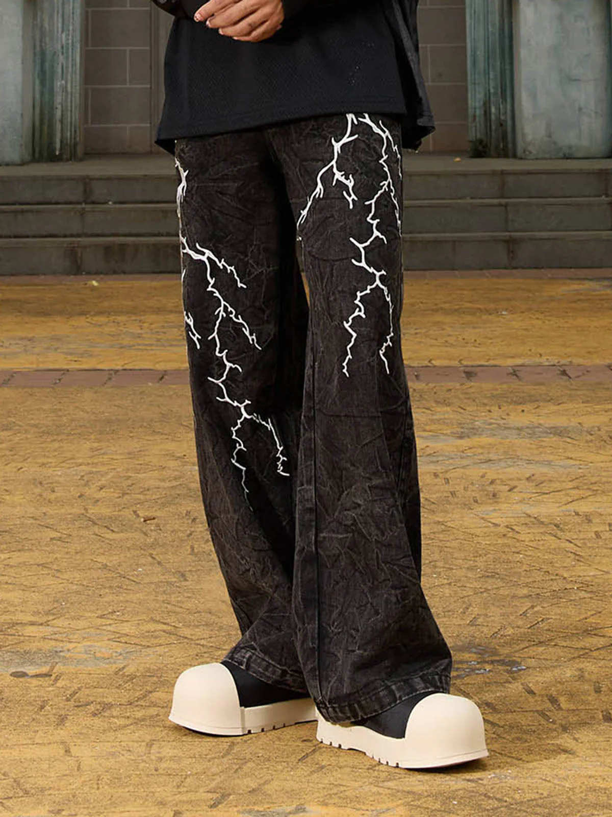 Thesupermade High Street Hip-hop Distressed Washed Jeans - 2185 - Image 9