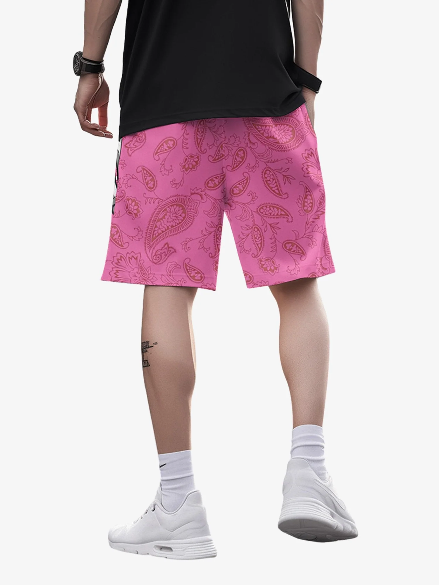Thesupermade Skull Hand Print Hip-hop Shorts - Image 6