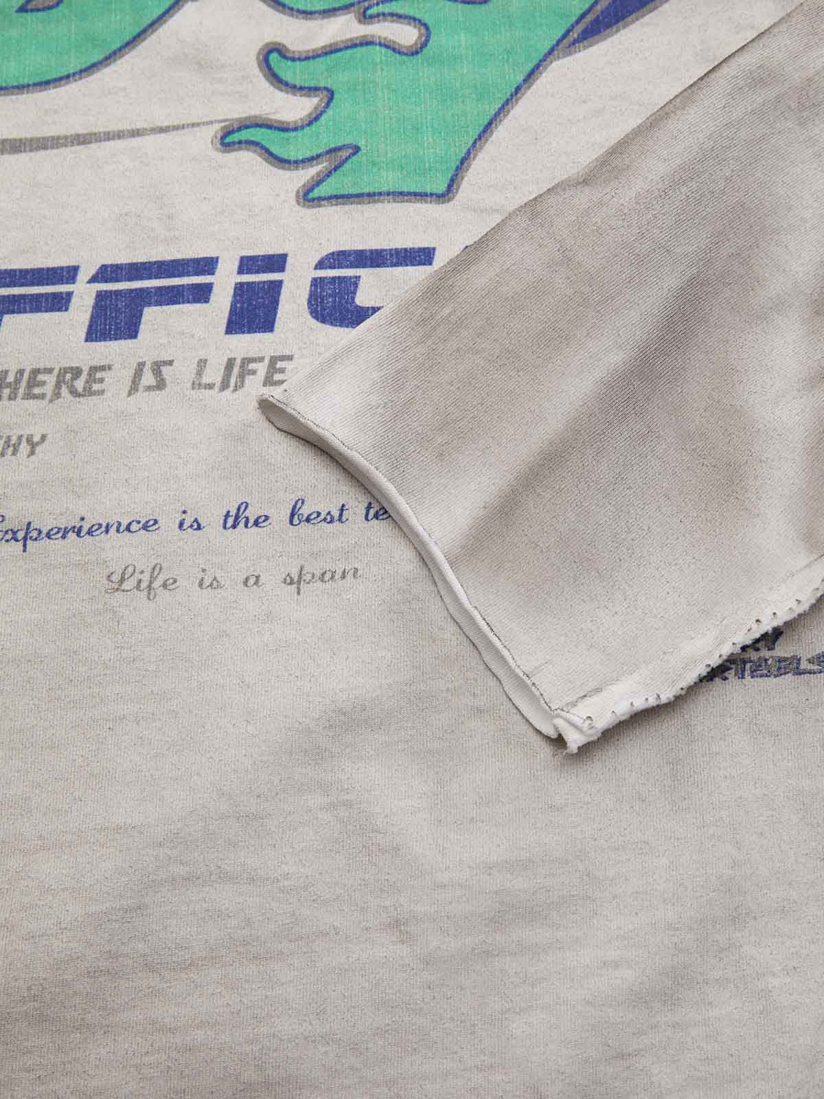 Thesupermade Washed Edge Long Sleeve T-Shirt - Image 16