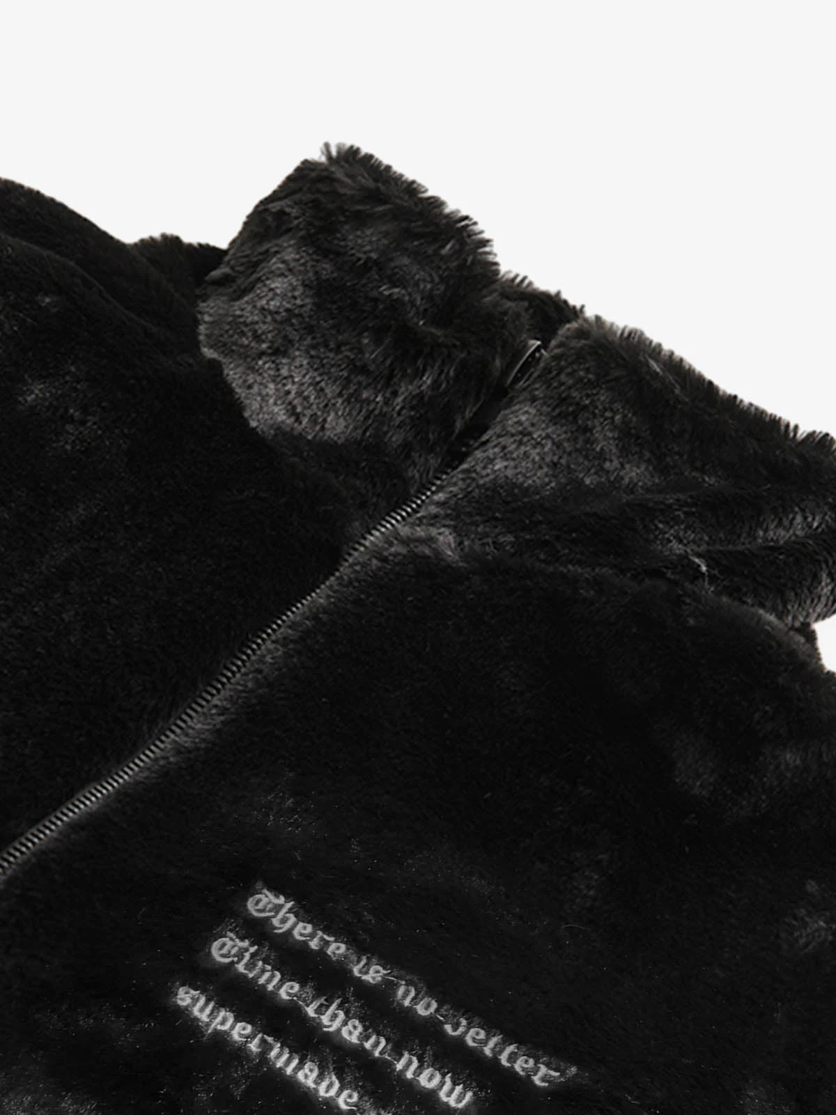 Thesupermade Street Letter Embroidered Fleece Jacket - 1838 - Image 12