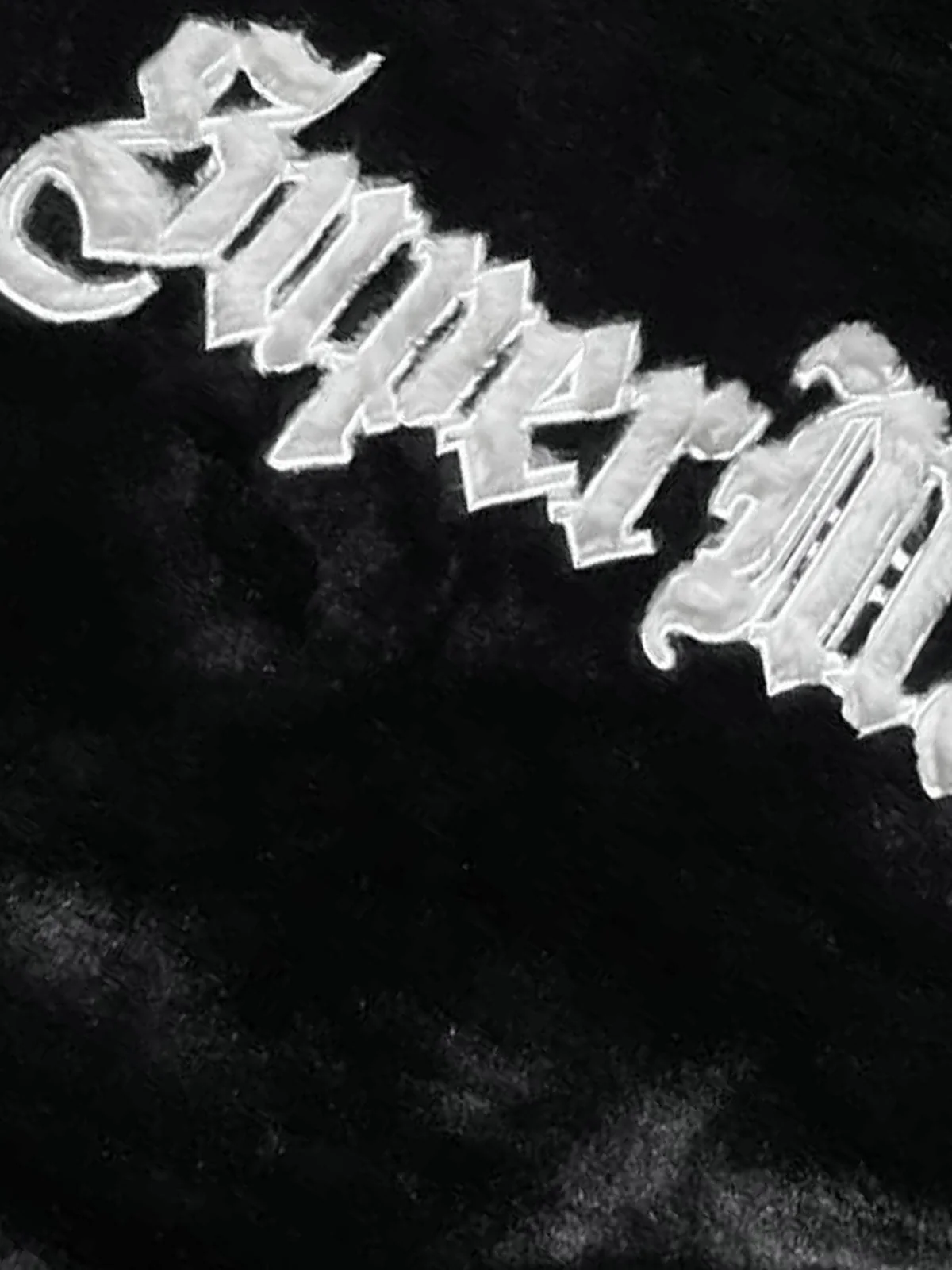 Thesupermade Street Letter Embroidered Fleece Jacket - 1838 - Image 13