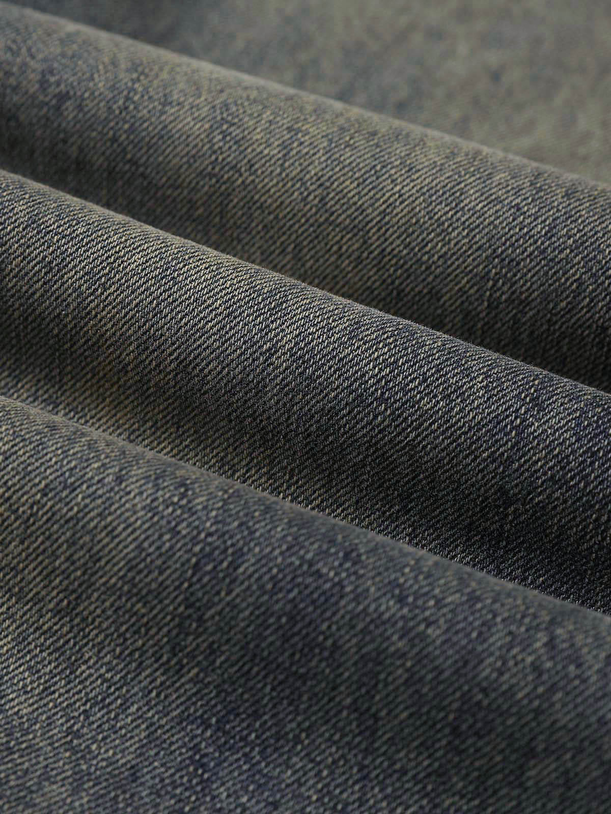 Washed Dirty-Dye Straight Jeans - 2352 - Image 3