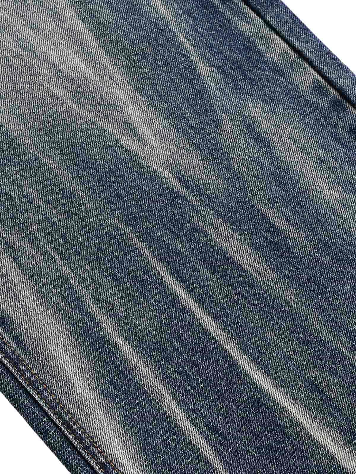 Tie Dyed Wrinkled Effect Straight Jeans - Image 6