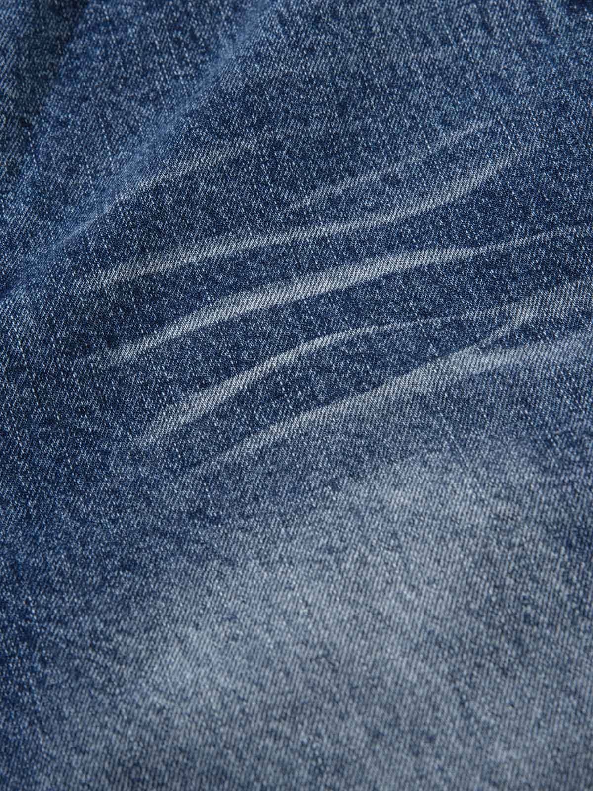 Washed  Print Straight Jeans - Image 5